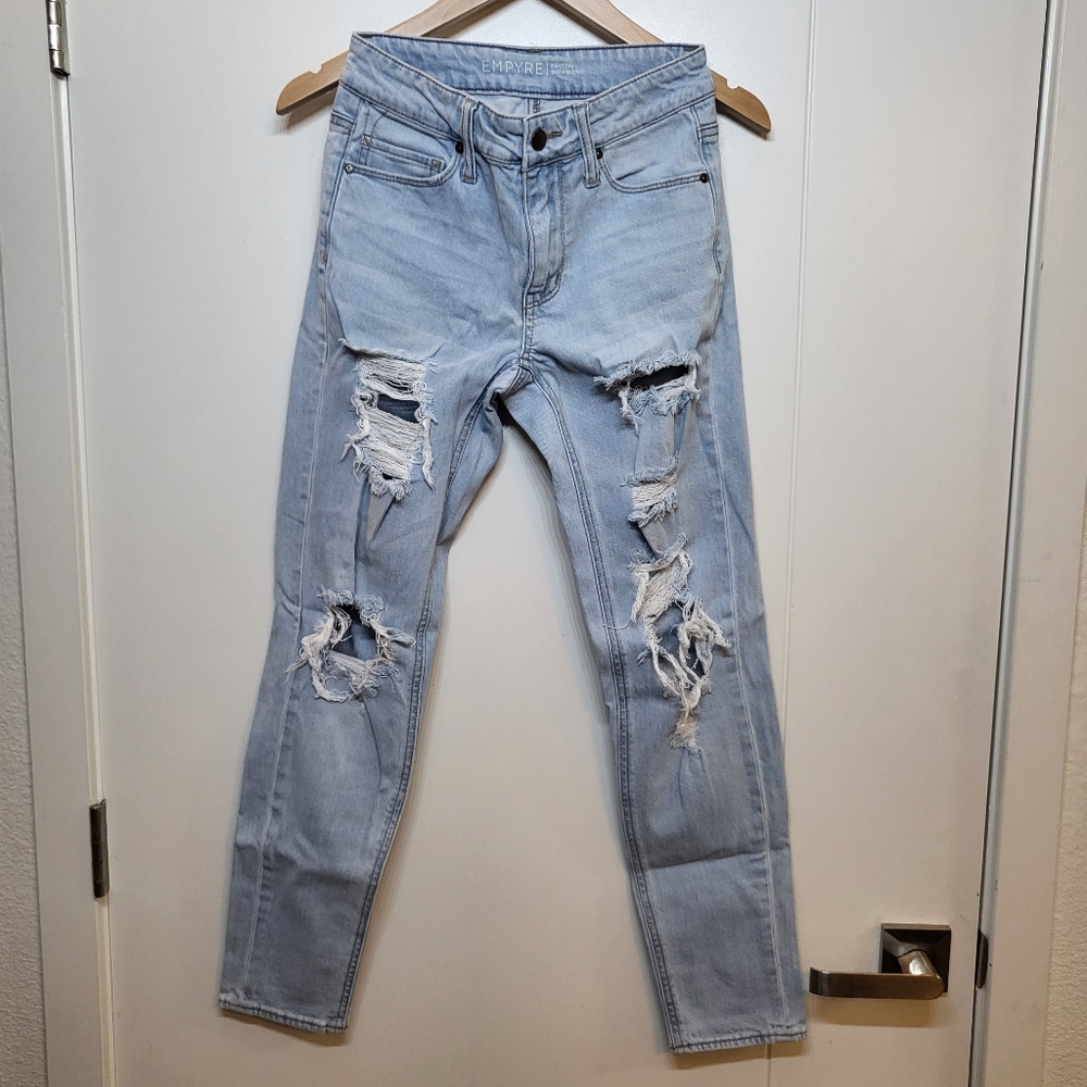 Empyre distressed blue jeans